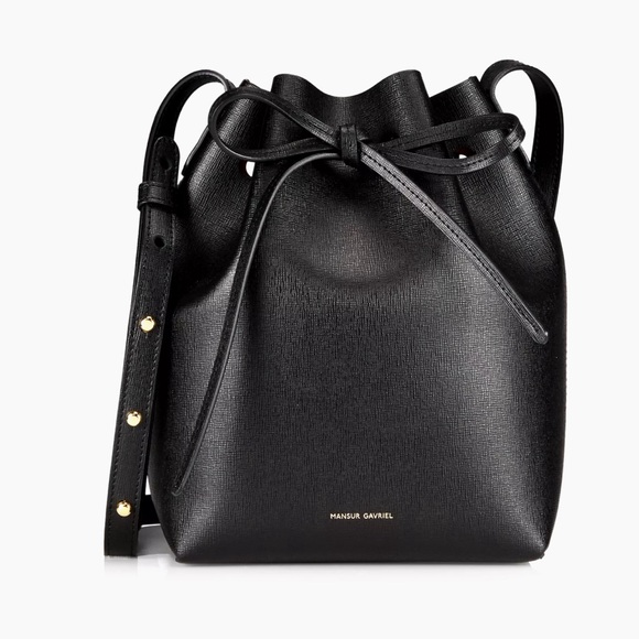 New Mansur Gavriel
Mini Leather Bucket Bag. 17 - Picture 1 of 11